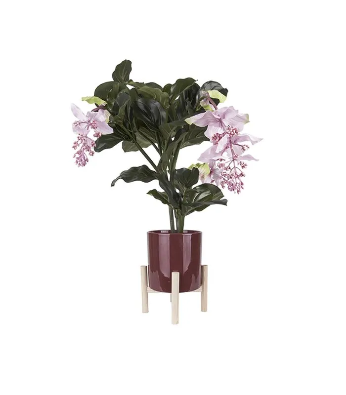 PRESENT TIME Plantenpot Trestle - Keramiek Warm Rood - 20x20cm 4 PRESENT TIME Plantenpot Trestle - Keramiek Warm Rood - 20x20cm - Image 2