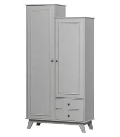 WOOOD Lily Garderobekast - Grenen - Clay - 190x98x41 -Meubilair Geschäft 8d7c30b548a44146bbdfaa849e160a94