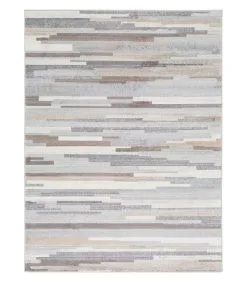 Surya Gestreept Geometrisch Vloerkleed