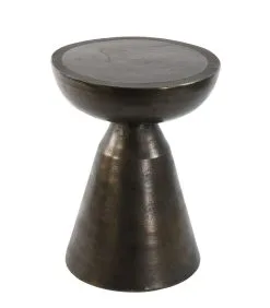 Light & Living Bijzettafel Pasja - Antiek Brons - Ø39.5cm -Meubilair Geschäft 8f1ee1bf3de748d686185108941249ed