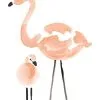 Lilipinso Muursticker Kinderkamer - Flamingo
