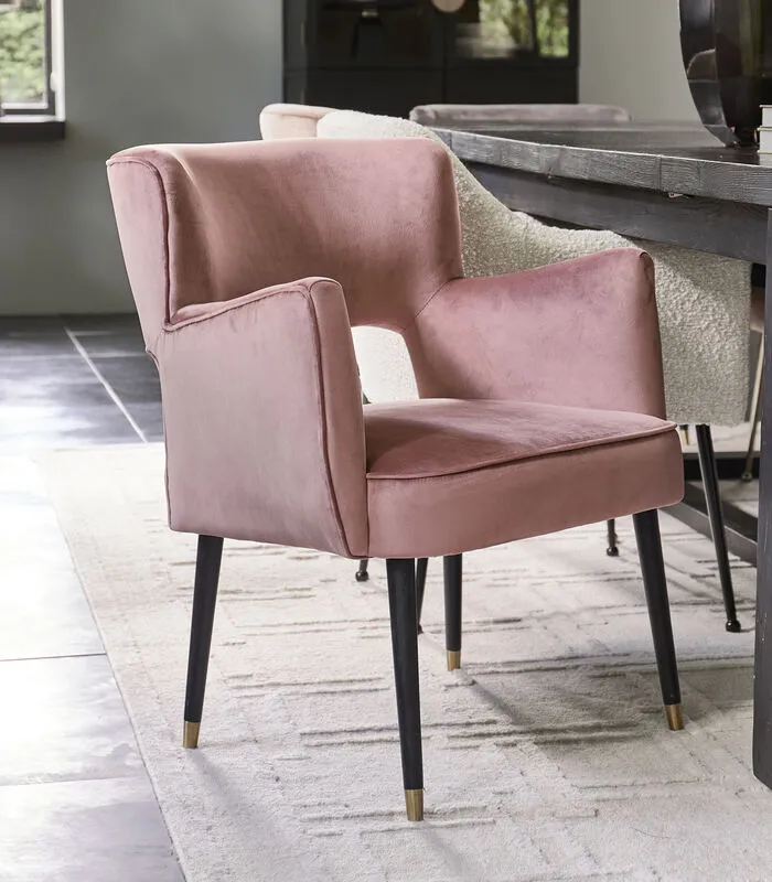 Rivièra Maison Eetstoel Laurel DAC Vel III RoSta - Polyester, Rubberhout - (LxBxH) 64.0x64.0x82.0 Cm 4 Rivièra Maison Eetstoel Laurel DAC Vel III RoSta - Polyester, Rubberhout - (LxBxH) 64.0x64.0x82.0 Cm - Image 2