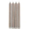Rivièra Maison Lange Kaarsen - Dinner Candles ECO Flax 4pcs - Grijs/Beige - Set Van 2 X 4 Stuks -Meubilair Geschäft 90bd2b00b9684d33844d317bf4e72582
