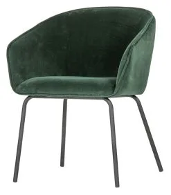 WOOOD Sien Eetkamerstoel - Velvet - Groen - Set Van 2 8 WOOOD Sien Eetkamerstoel - Velvet - Groen - Set Van 2 -Meubilair Geschäft 90da2452f4e54da9b319140651107002