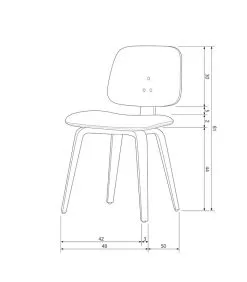 VTwonen Classic Eetkamerstoel - Hout - Zwart - 81x48x50 9 VTwonen Classic Eetkamerstoel - Hout - Zwart - 81x48x50 -Meubilair Geschäft 91470be15d954f0ab3796ddc3dc5f4cf