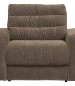 BePureHome Date Fauteuil - Vintage - Warm Grijs - 78x103x99