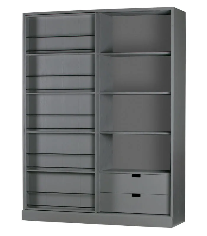 WOOOD Exclusive Exclusive Swing Schuifdeurkast - Grenen Geschuurd - Leem - 200x150x46 6 WOOOD Exclusive Exclusive Swing Schuifdeurkast - Grenen Geschuurd - Leem - 200x150x46 - Image 4