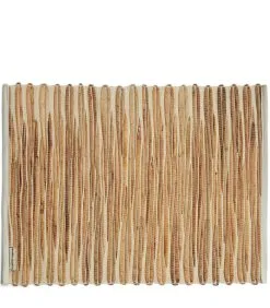 Rivièra Maison Placemat Oprolbaar, Gevochten Onderlegger - Nusa Dua - Bruin - 1 Stuk