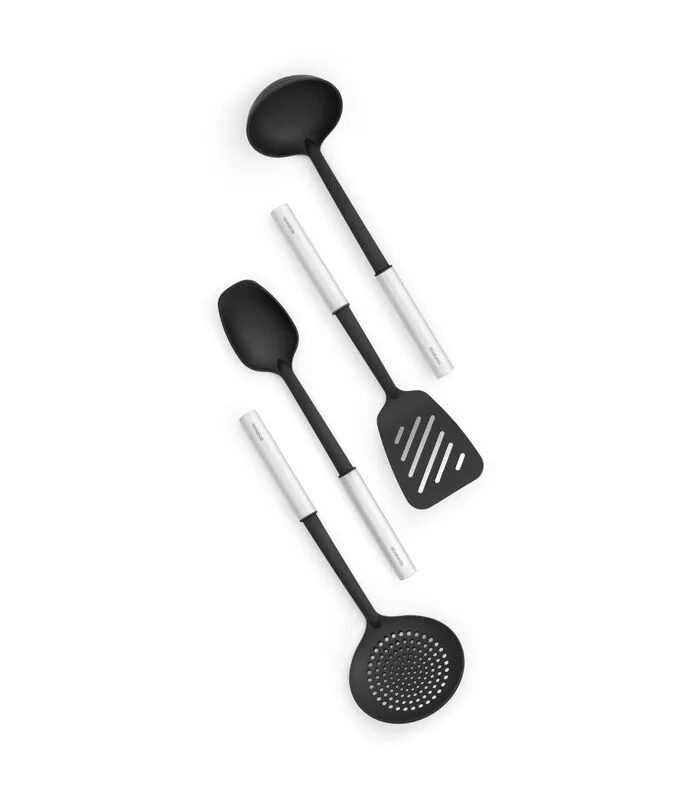 Brabantia Profile Kookgerei-set, 4-delig, Matt Steel 3 Brabantia Profile Kookgerei-set, 4-delig, Matt Steel
