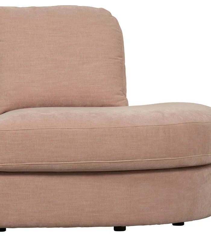 VTwonen Family 1-Zits Element Ronde Hoek Rechts - Roze - 85x93x98 3 VTwonen Family 1-Zits Element Ronde Hoek Rechts - Roze - 85x93x98