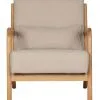 WOOOD Mark Fauteuil - Stof - Naturel - 75x67x82 -Meubilair Geschäft 95e95a3de1d74002863525c7a0c14f48