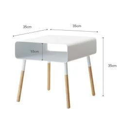 Yamazaki Low Side Table - Plain - White 11 Yamazaki Low Side Table - Plain - White -Meubilair Geschäft 963edf2699c8493a9b08db1ec0bab153