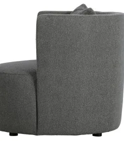 VTwonen Explore Fauteuil - Boucle - Staalgrijs - 81x96x92 -Meubilair Geschäft 964d6139e0dd46a8849e99896c30e89f