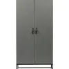 WOOOD Morris Kast - Grenen - Leem - 195x100x53