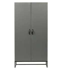 WOOOD Morris Kast - Grenen - Leem - 195x100x53