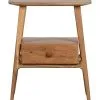 BASICLABEL Potig Sidetable - Hout - Naturel - 60,5x50x37