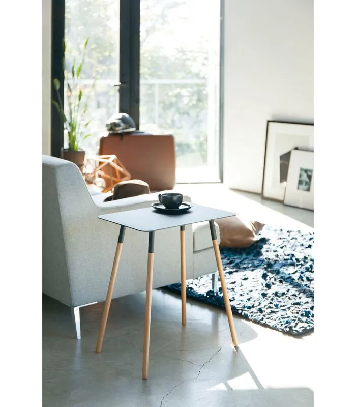 Yamazaki Side Table Square - Plain - Black 5 Yamazaki Side Table Square - Plain - Black - Image 3