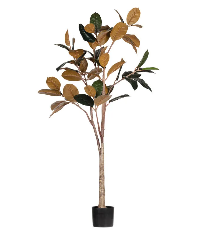 WOOOD Rubber Kunstplant - Groen/Bruin - 170x106x63 3 WOOOD Rubber Kunstplant - Groen/Bruin - 170x106x63