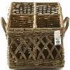 Rivièra Maison Keukengerei Houder Bestekhouder - Rustic Rattan Couvert Basket Square - Bruin -Meubilair Geschäft 984994960ba54a4da6440ef716a40eae