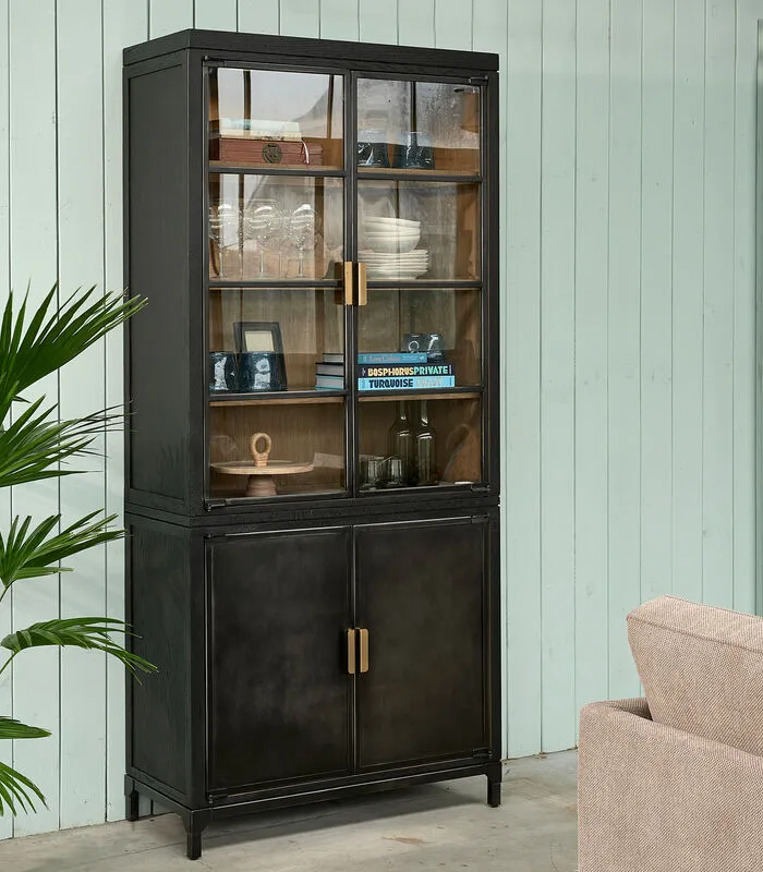 Rivièra Maison Buffetkast - Kast - West Lake Cabinet - Zwart 4 Rivièra Maison Buffetkast - Kast - West Lake Cabinet - Zwart - Image 2