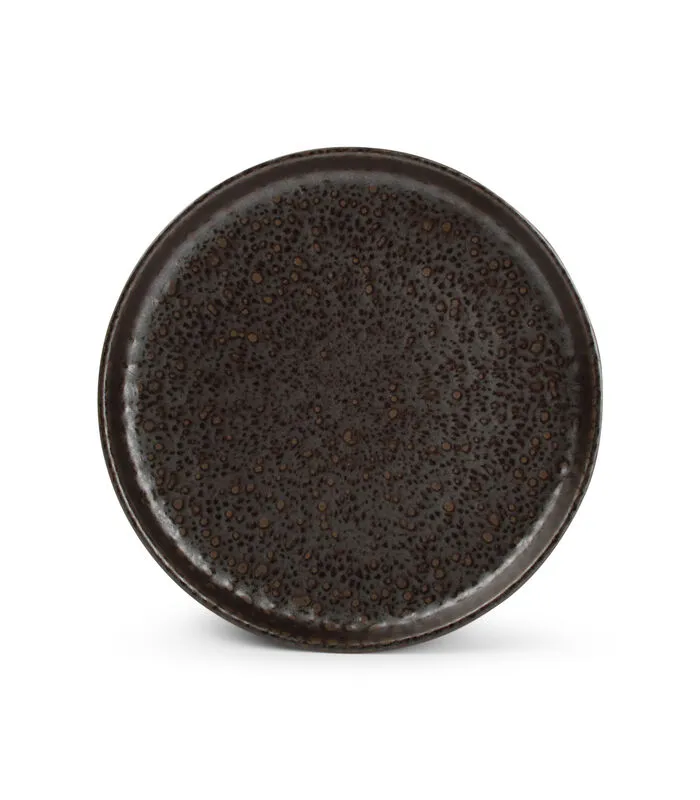 Salt & Pepper Plat Bord 22xH3cm Chocolate Tabo - (x4) 3 Salt & Pepper Plat Bord 22xH3cm Chocolate Tabo - (x4)