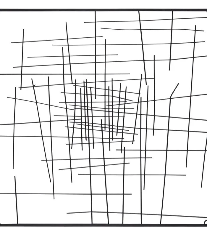 WOOOD Exclusive Exclusive Fidde Wanddeco - Metaal - Zwart - 80x80x3 3 WOOOD Exclusive Exclusive Fidde Wanddeco - Metaal - Zwart - 80x80x3