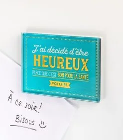 Editor Leitmotiv - Glazen Magneet - Blij Hemellichaam