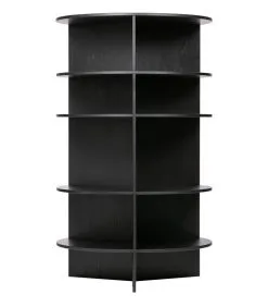 WOOOD Exclusive Exclusive Trian Tower Rond - Essen - Zwart - 168x100x100