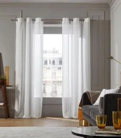 Madura Vitrage Gordijn Met Ringen MILOS