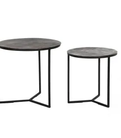 Light & Living Bijzettafel Socos - Antiek Brons - Ø48,5cm -Meubilair Geschäft 9e368f3e8b49429a815ac8e4ccd058ea