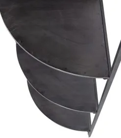 WOOOD Exclusive Kuga Hoekrek - Metaal - Zwart - 199x43x41 -Meubilair Geschäft 9fc2647513ce45fcbc96279c577ed37b