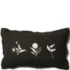 Rivièra Maison Kussenhoes, Kussensloop 50x30, Bloemenprint - Zephyrus - Zwart