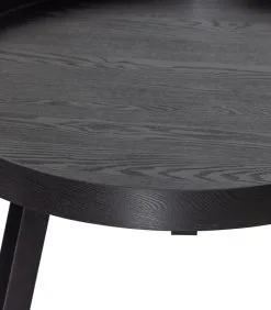 WOOOD Beira Bijzettafel - Hout - Zwart - 45x60x60 -Meubilair Geschäft a23f49084f5c40ddb1c80b3b00ef9d5d