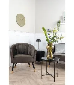 Leitmotiv Bank Royal - Velvet Taupe Groen - 128x71x80cm -Meubilair Geschäft a400032fd3284fddbf272b28e5b88e42