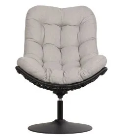 WOOOD Vive Draaifauteuil - Rattan - Naturel/Zwart - 100x82x105 -Meubilair Geschäft a4205d46b4464fa1b672a978d9b7e645