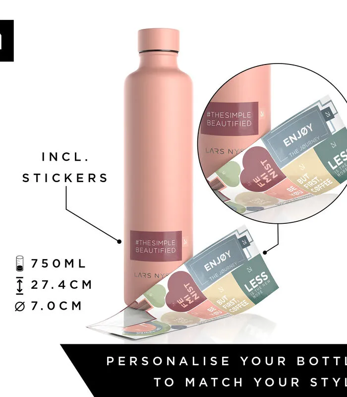 LARS NYSØM Geïsoleerde Drinkfles Roestvrij Staal 'Øjeblik' 5 LARS NYSØM Geïsoleerde Drinkfles Roestvrij Staal 'Øjeblik' - Image 3