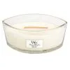 WoodWick Kaars White Teak Ellipse