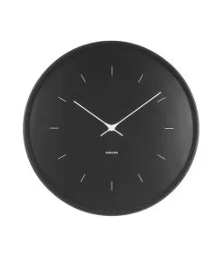 Karlsson Wandklok Butterfly Hands - Zwart - Large - Ø37,5cm