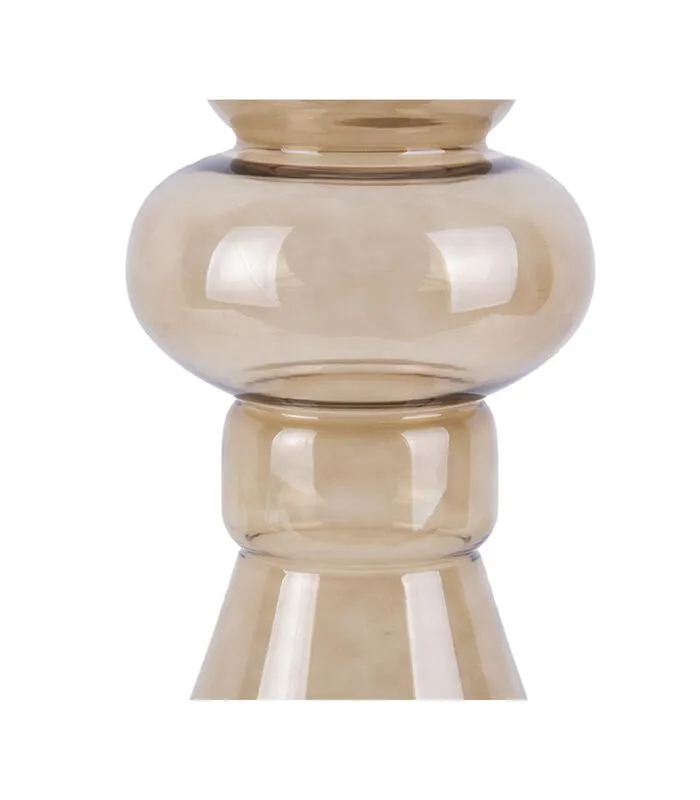 PRESENT TIME Vaas Morgana - Glas Honingbruin - Large - 18x50cm 7 PRESENT TIME Vaas Morgana - Glas Honingbruin - Large - 18x50cm - Image 5