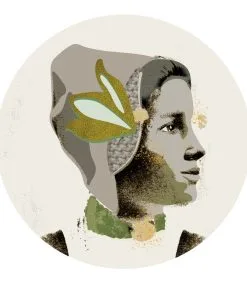 BASICLABEL Zeeuwse Griet - Polyester Yarn - Multicolor - 100x100