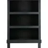 BASICLABEL Bonk Open Kast - Grenen - Zwart - 160x103x37 -Meubilair Geschäft a6ef0d38a977487197eb31dffaef56d4
