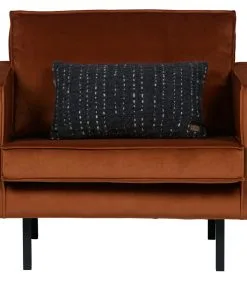 BePureHome Rodeo Fauteuil - Velvet - Roest - 85x105x86 -Meubilair Geschäft a72c42a501ea4cc4810013a1873d537b