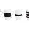 Salt & Pepper Beker 36cl Zwart Stripes - Set/4 2 Salt & Pepper Beker 36cl Zwart Stripes - Set/4 -Meubilair Geschäft a75e68388d6147d3ad8f1422e37be005