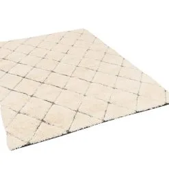 Pergamon Nature Vloerkleed Shaggy Wool Linea Lozenges -Meubilair Geschäft a76bc810670c41e69f2d108253b7f08a