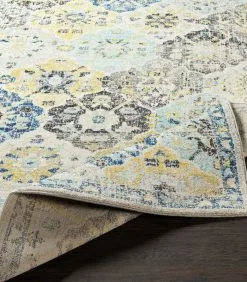 Surya Vintage Bloemen Vloerkleed -Meubilair Geschäft a90cd68473234fc88b52273338379f25