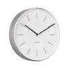 Karlsson Wandklok Minimal - Wit, Nikkel Behuizing - Ø27,5cm -Meubilair Geschäft a95d24bfa9ff4f619b136cdb48e4429c
