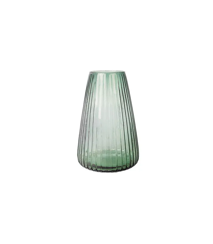 XLBoom DIM Vaas Stripe Large Licht Groen 3 XLBoom DIM Vaas Stripe Large Licht Groen