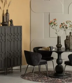 BePureHome Admit Eetkamerstoel - Fluweel - Zwart - Set Van 2 9 BePureHome Admit Eetkamerstoel - Fluweel - Zwart - Set Van 2 -Meubilair Geschäft aba893027917430b982b19d0f0a3b3f2