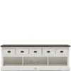 Rivièra Maison TV Kast Meubel - Newport Flatscreen Dresser - 180x45 Cm - Wit -Meubilair Geschäft ac6a467042cf4cc08a303d7b089e2307