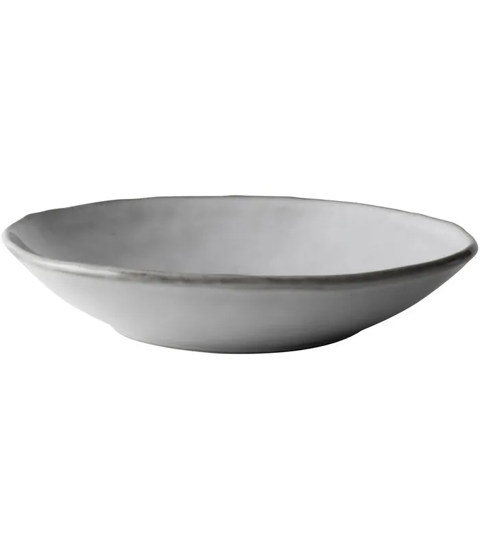 Dutch Rose ORGANIC Set 4 DIEP BORD 23,5CM GRIJS 3 Dutch Rose ORGANIC Set 4 DIEP BORD 23,5CM GRIJS